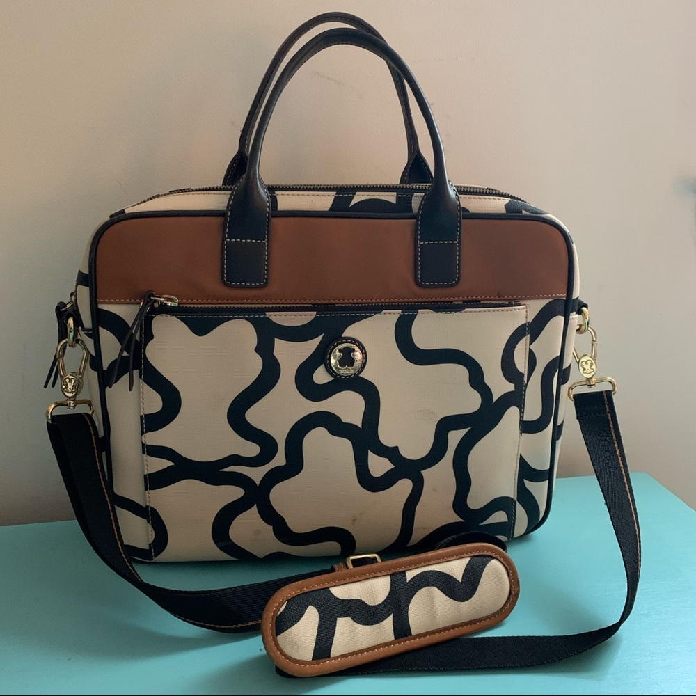 Tous messenger laptop shoulder arm bag